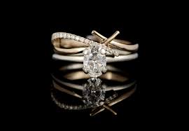 unique wedding bands for solitaires